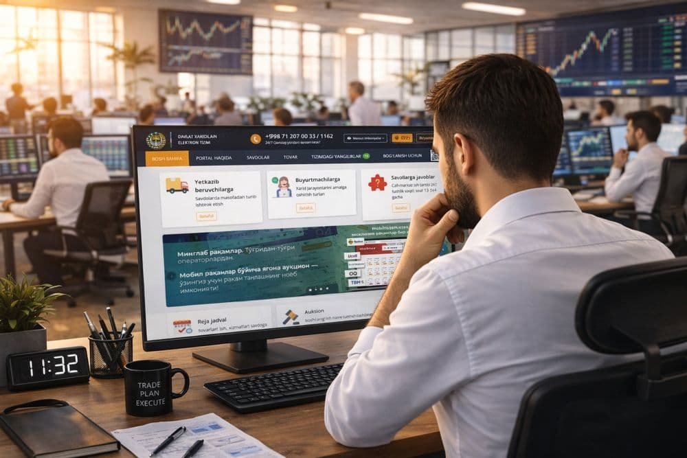 Davlat xaridlari Birja brokeri — 3