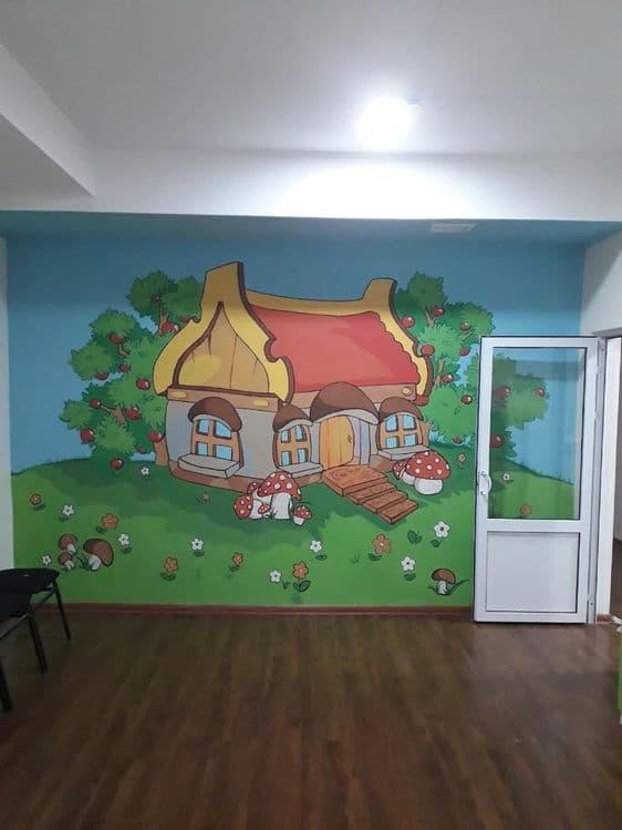 Boğcha va uy devorlariga rasm chizish — 1