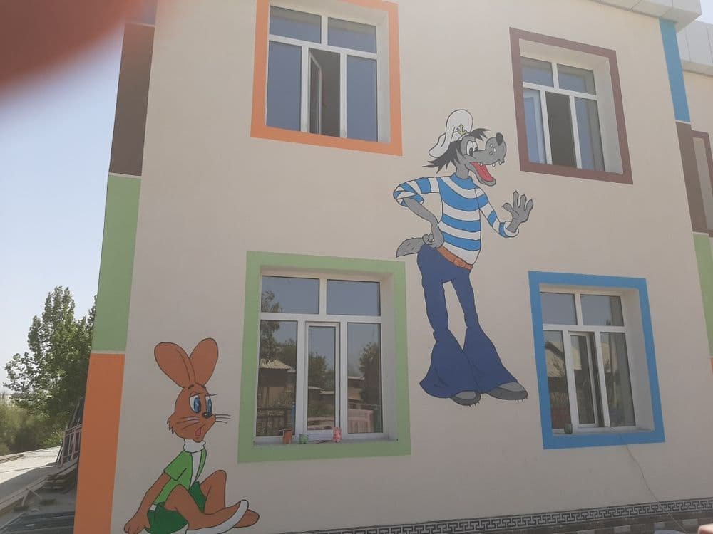 Boğcha va uy devorlariga rasm chizish — 2