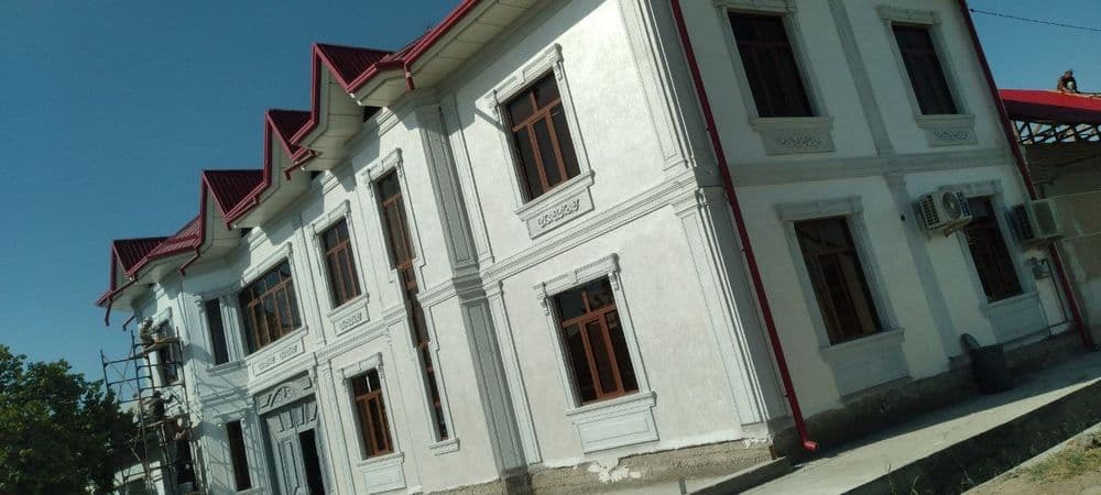 Фасад травертин уста хизмати — 2