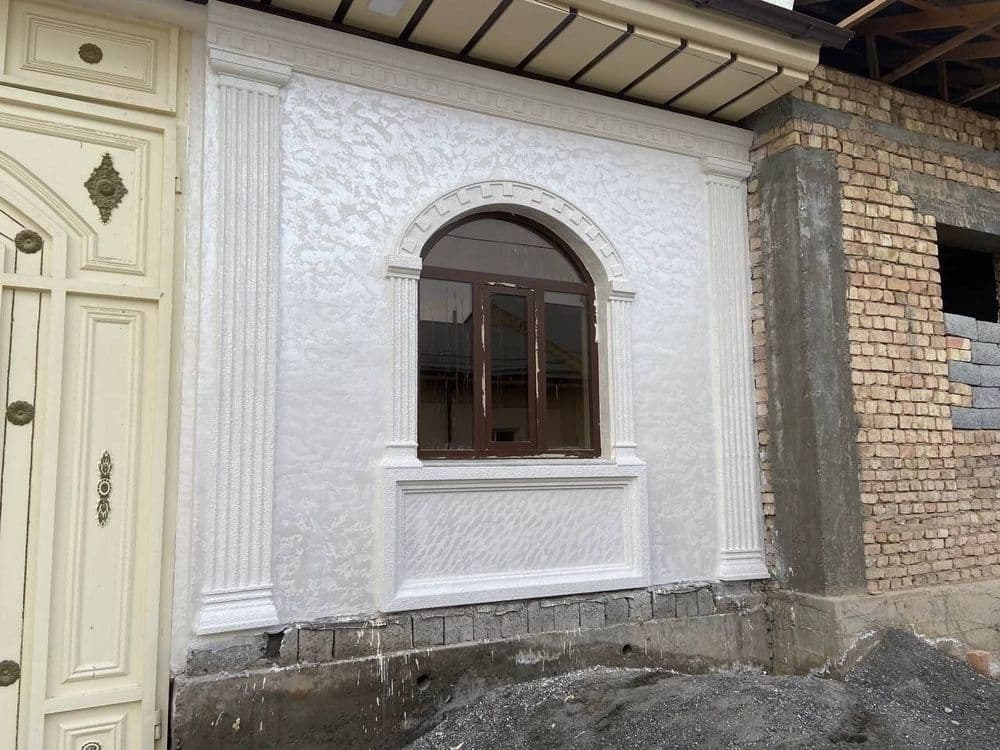 Travertin fasad qilamiz — 6