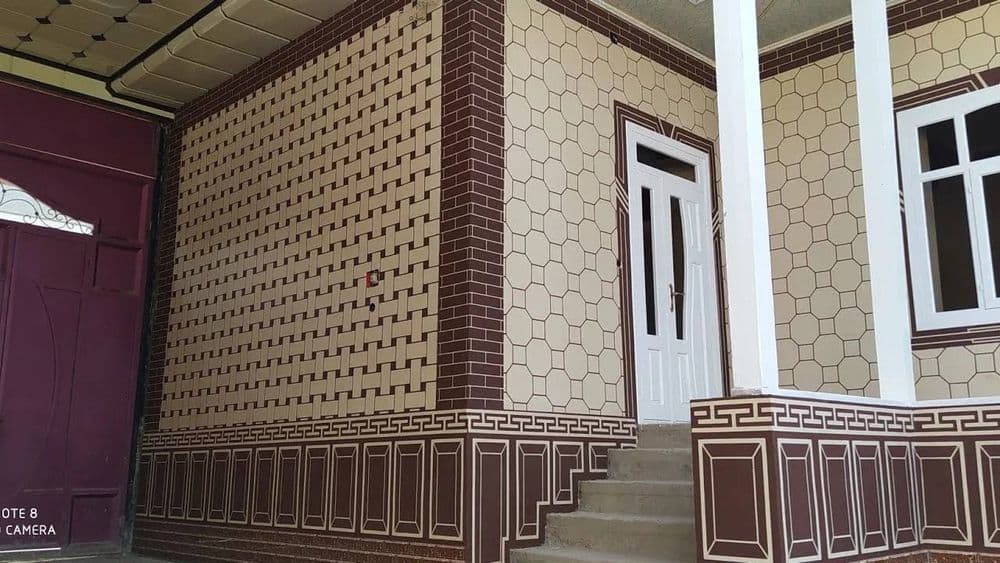 Travertin Navoiy fasad ishlari — 8