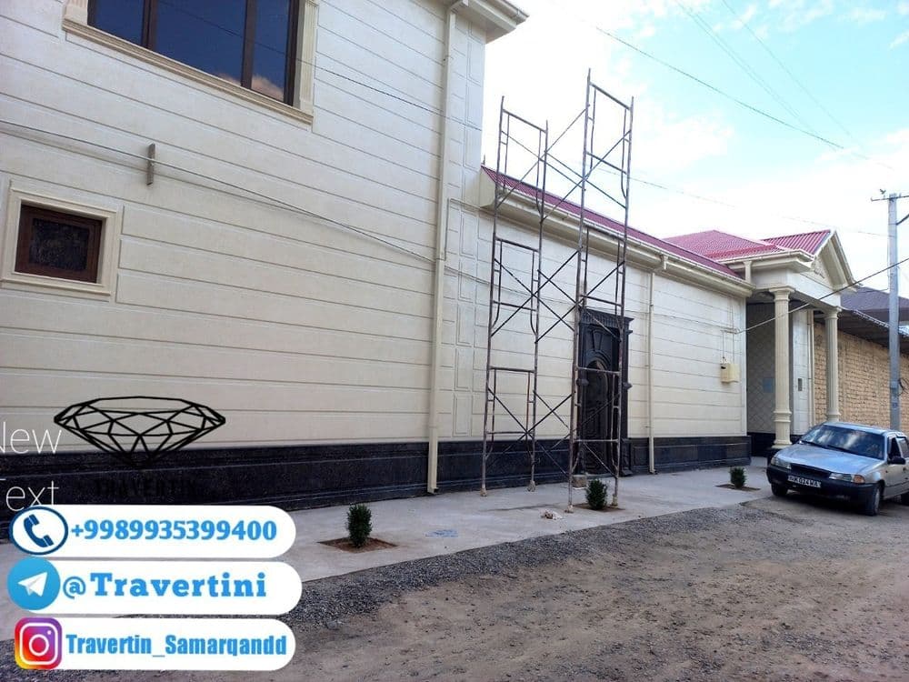 100-ming kvadrati Травертин Самарканд Travertin Samarqand — 4