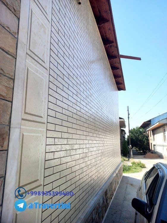 100-ming kvadrati Травертин Самарканд Travertin Samarqand — 5