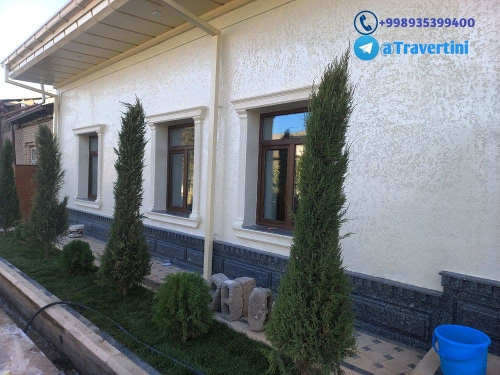 100-ming kvadrati Травертин Самарканд Travertin Samarqand — 6