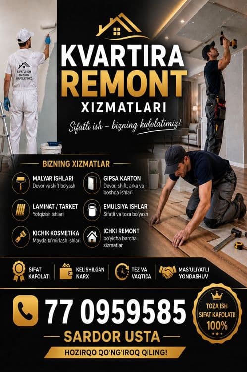 Uy Remont qilish — 1