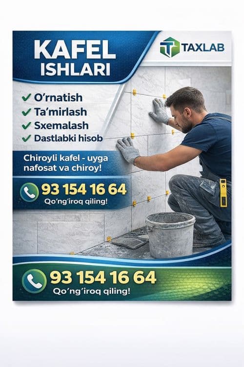 Kafel ishi Кафел иши 24/7 — 1