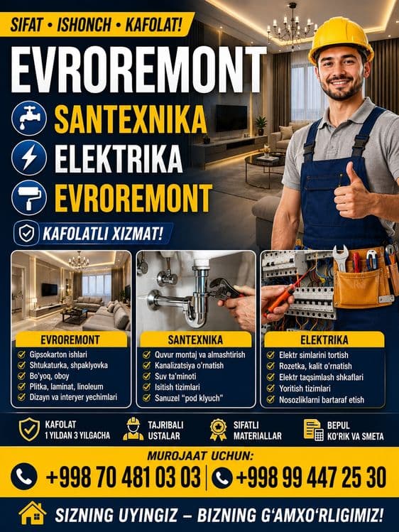 Евро ремонт квартира офес — 1