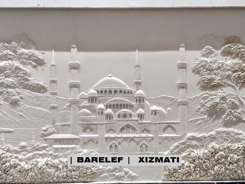 Barelef, Devor Rasmlari, Karniz-Kolonna Bezagi (tiyaga turlov), rassom — 1