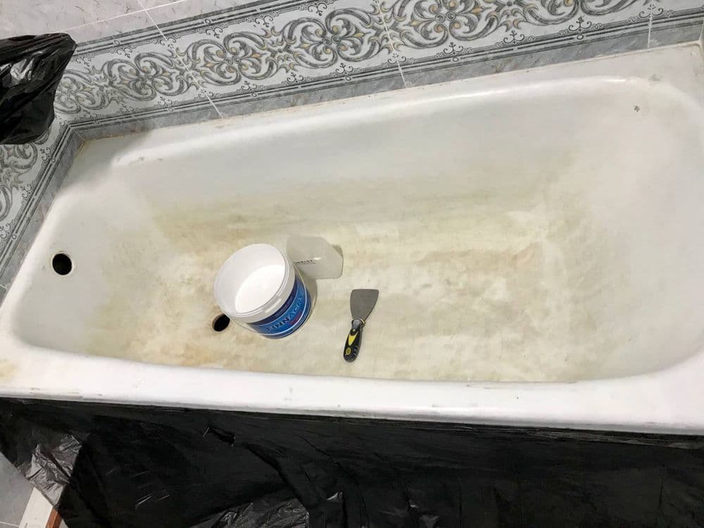 Реставрация ванн Эмалировка Ванной Жидким Мрамором — 7