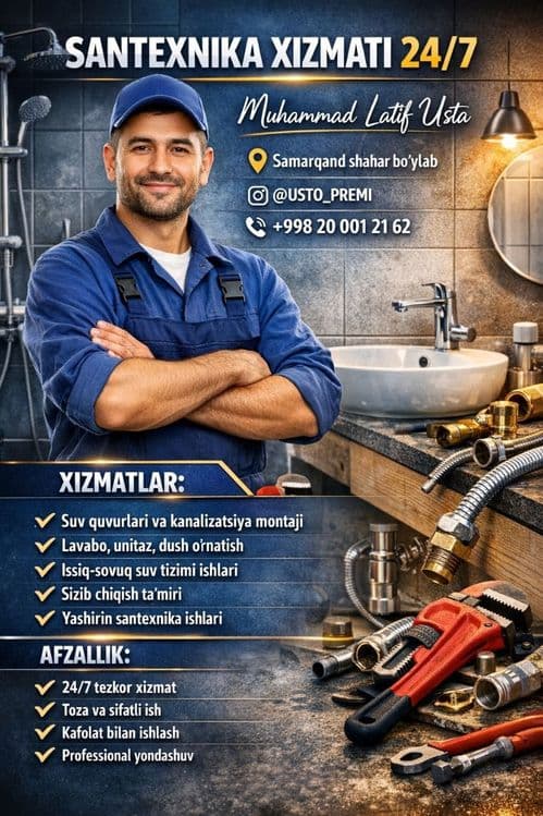 Santexnik xizmati — 1