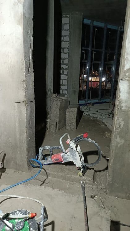 Алмазной бурения бетон кесиш — 1