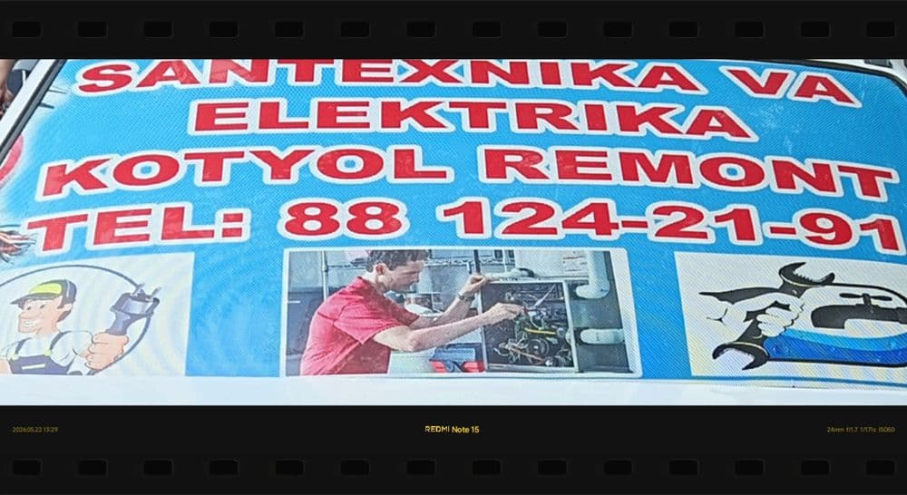 Santenik ishlarin qilamiz 24/7 xizmatdamiz — 1