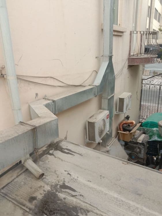 ventilatsiya ustanofka  shashlik zontlar o'rnatish de mantaj chistka — 3
