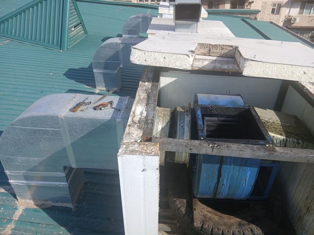 Chistka dimahod ventilatsiya trubalarini zont dimohodlarni  tozalash — 1