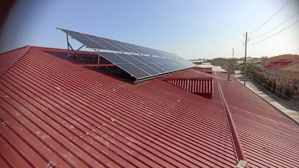 Quyosh panel podkluch ustanovka - установка солнечных панелей — 6