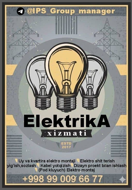 Elektromontaj xizmatlari — 6