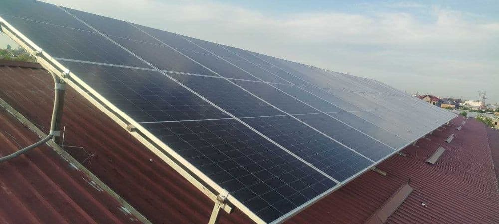 Quyosh panel podkluch ustanovka - установка солнечных панелей — 2