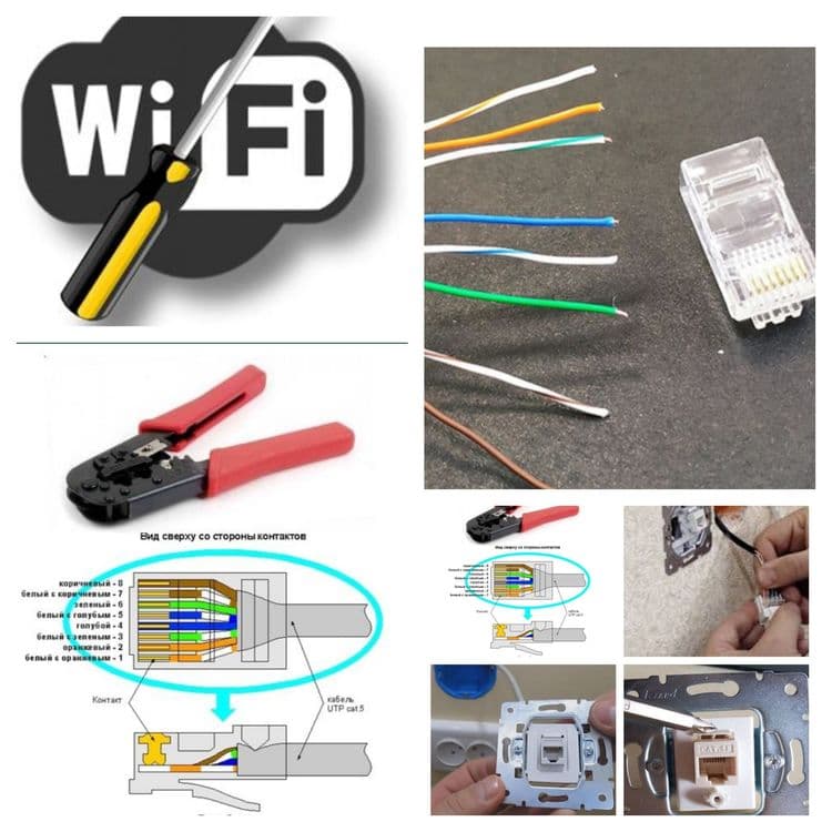 Настройка RG-45 розеток Настройка Wi-Fi роутера Настройка смарт тв уст — 3