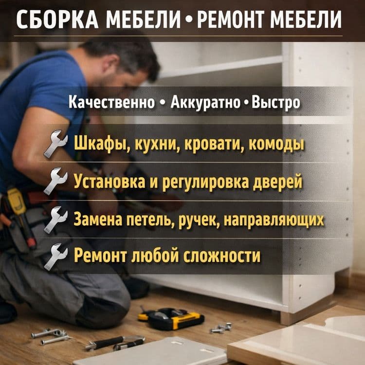 Установка телевизоров Установка сборка разборка мебели — 1