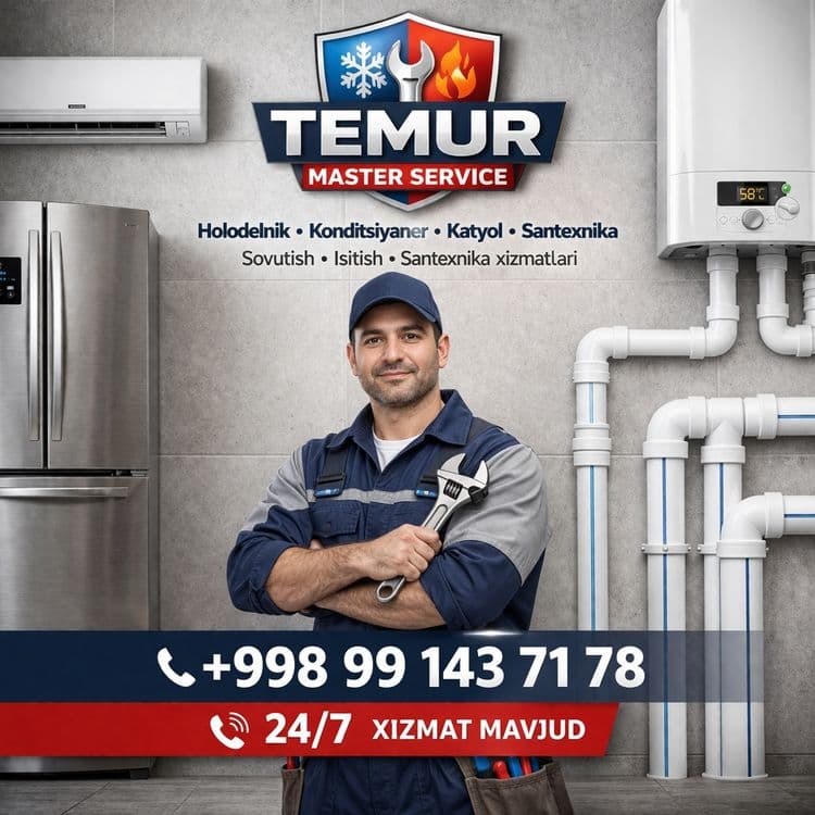 remont xaladelnik va muzlatgichlar barcha turdagi — 6