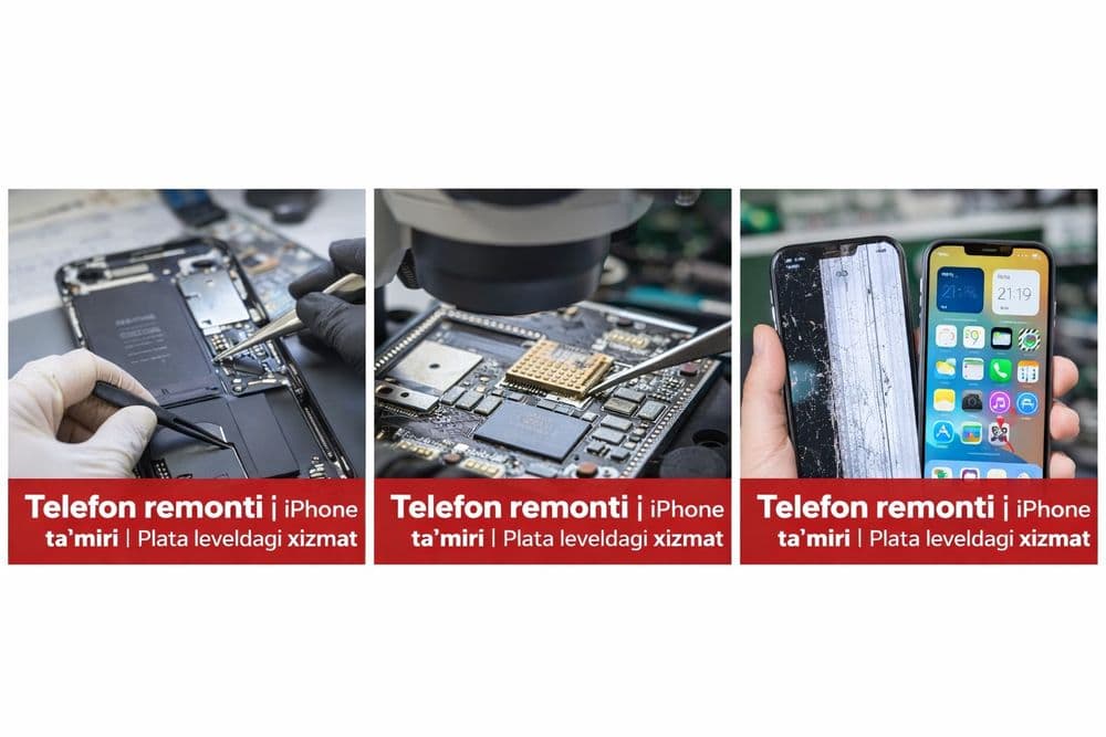 Telefon ta'mirlash, Ремонт сотовых, Malika Bozor Usta, Telefon Usta. — 1