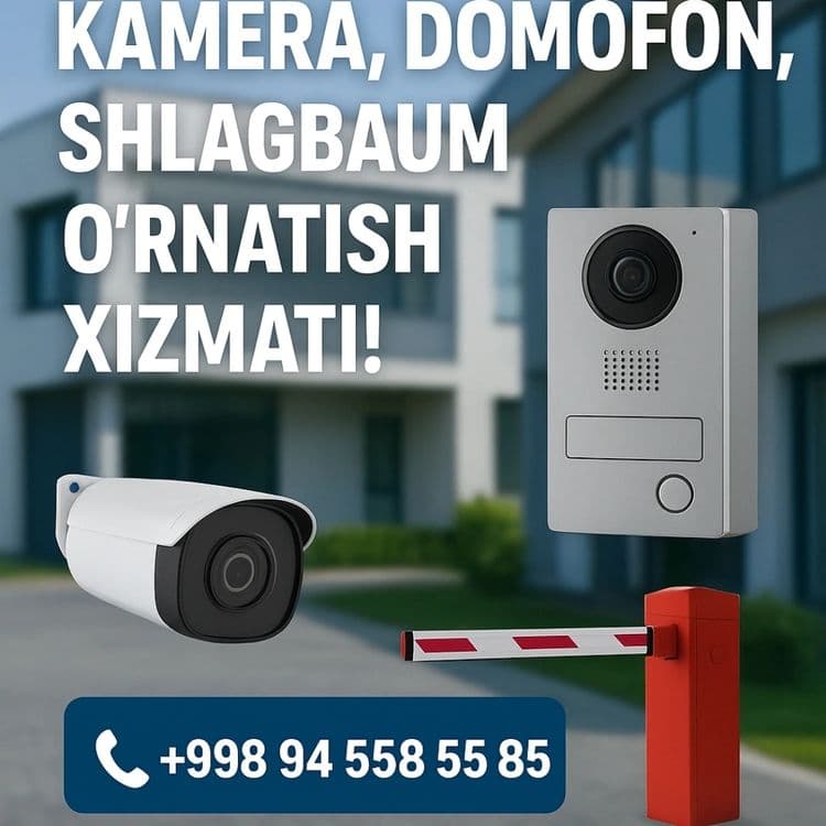 Andijonda sifatli kamera va domofon o‘rnatish — 3