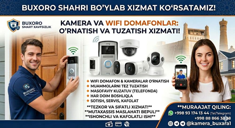 Kamera oʻrnatish xizmati