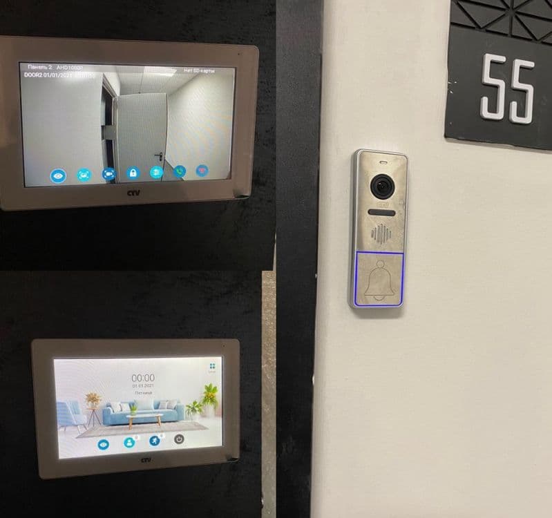 Установка домофона,  камеры видеонаблюдения Kamera o’rnatish, Domofon — 3