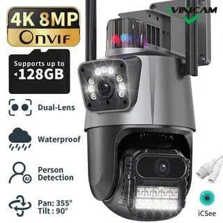 Video kuzatuv kamera Wifi-4G 360° градус наружная камера — 2