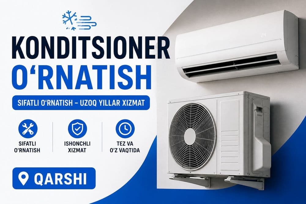Konditsioner oʻrnatish xizmati — 1