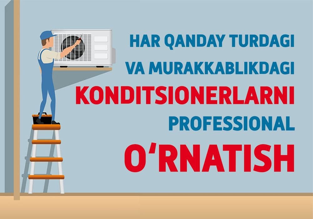 Konditsioner O'RNATISH / УСТАНОВКА Кондиционеров — 5