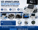 UZI ( УЗИ ремонт) apparatlariga batareyka almashtirish, profilaktika v