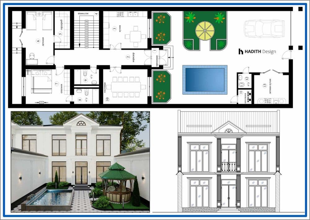 Уй ва турар жой лойихалари, плани | Arxitektura, loyiha, plan — 2