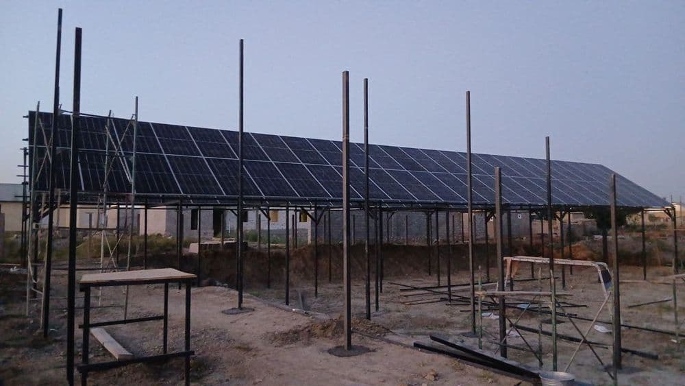 Установка солнечных панелей Quyosh panel, куйош панел — 8