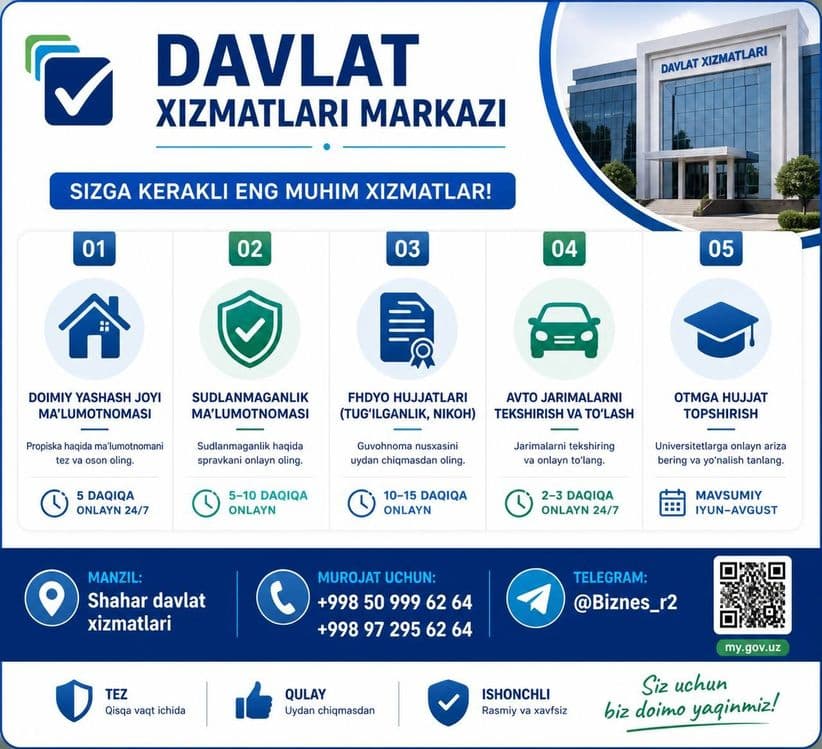 Кучирма ва кадастрга паспорт га ариза топшириш хизмати — 1