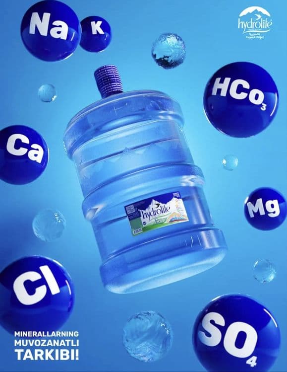 Доставка природной горной воды Hydrolife 19л в Самарканде — 3