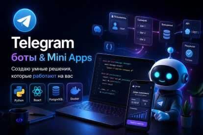 Компьютерные услуги / Создание Telegram ботов / Кибераудит и IT помощ — 1