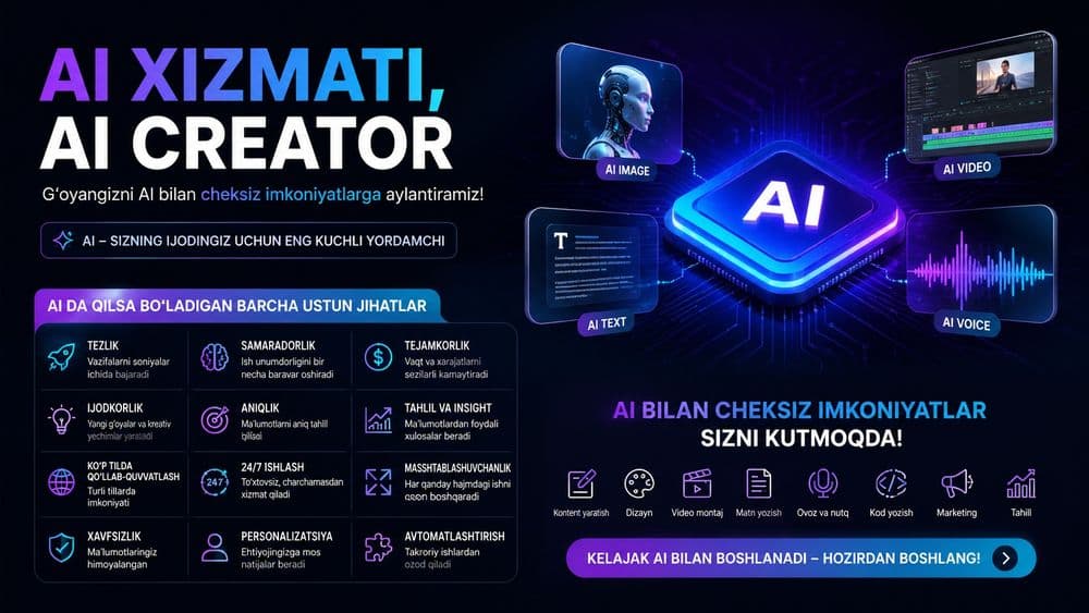 Ai xizmati | ai creator — 1