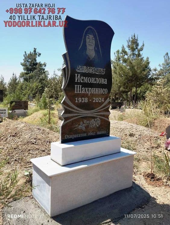 Qabr Toshi Yasash Qabr Toshlari Narxi Qabr Toshi Farg'ona Yodgorliklar — 4