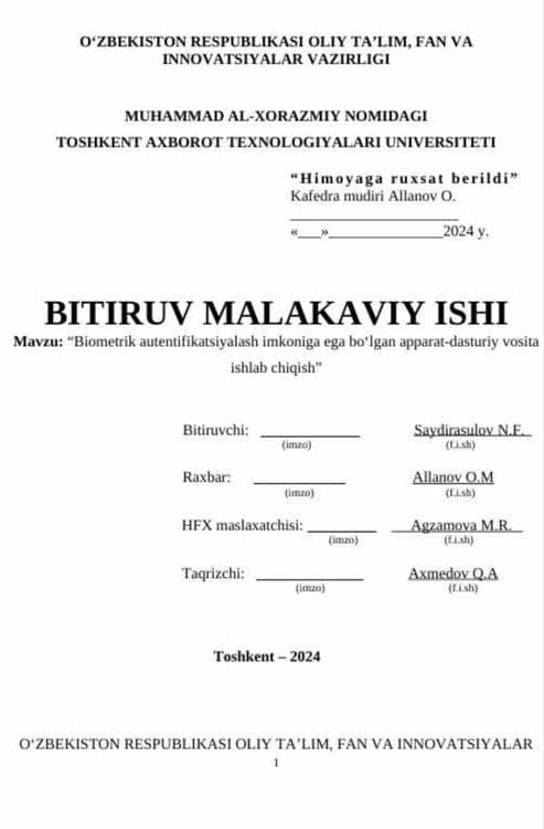 Kurs ishi yozib beraman | 100% original | Tez va ishonchli — 4