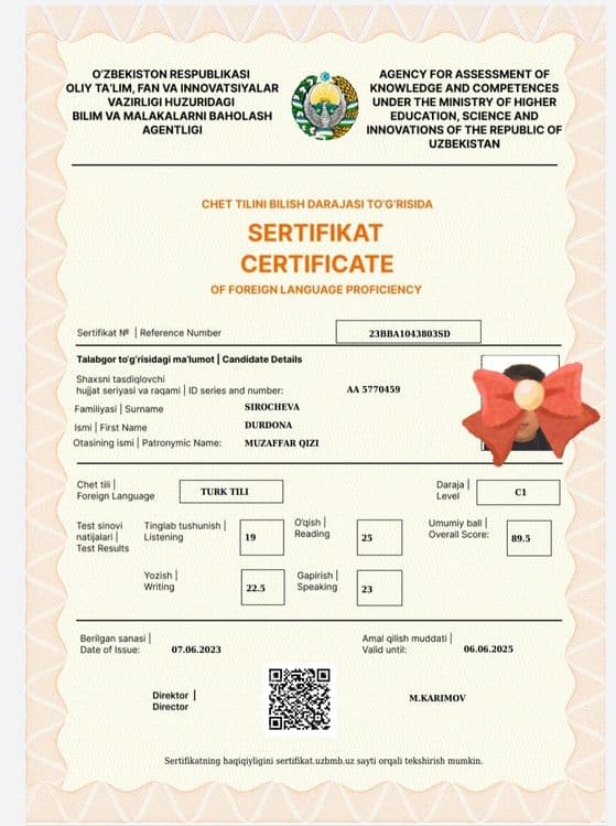 Turk tili darslari — 2