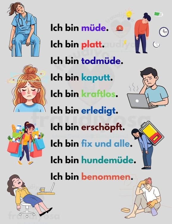 Nemis tili online darslari (A1-B2) — 3