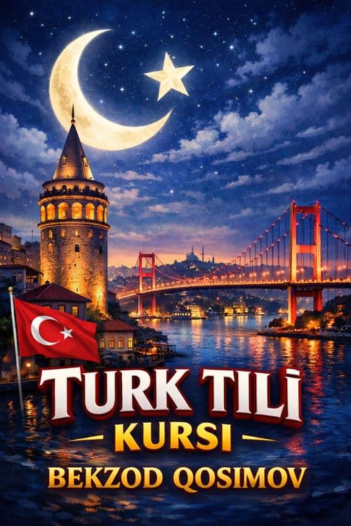 Bekzod Qosimov Turk tili kurslari online va ofline Farg'onada — 1