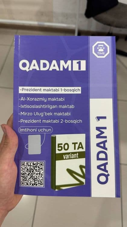 Prezident maktablariga tayyorlov matematika kitob — 1