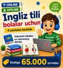 Ingliz tili repetitor online yokida offline