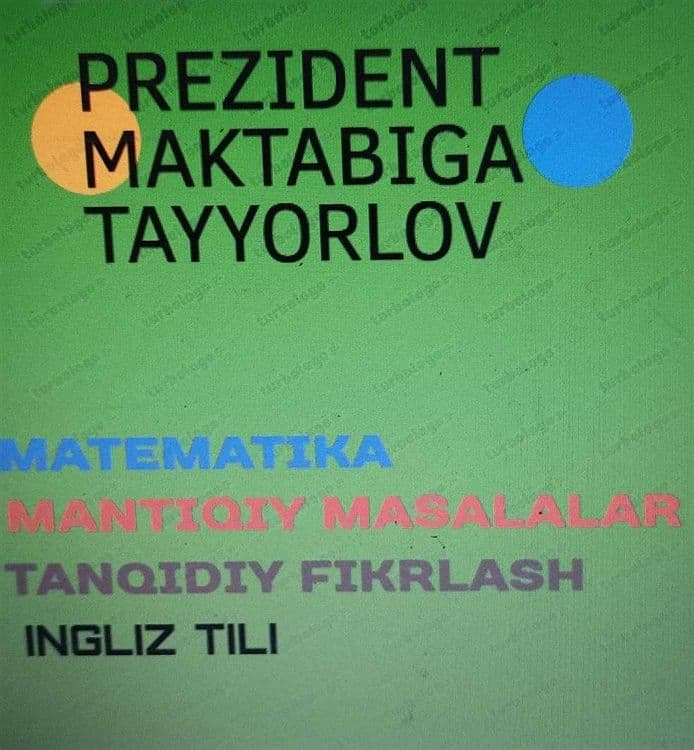 Prezident maktabiga tayyorlov, Al xorazmiy, MILLIY SERTIFIKAT, SAT — 8