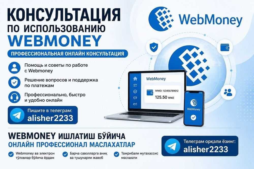 WMZ ishlatishboyicha maslahatlar, Консультация по вмз — 1