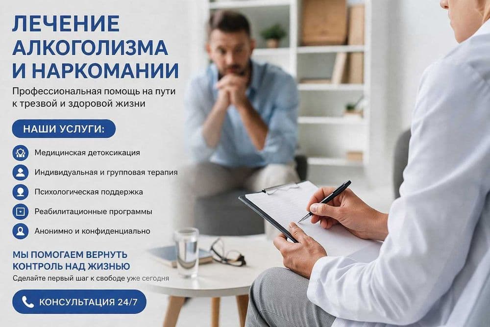 лечение алкоализма и наркамании — 1