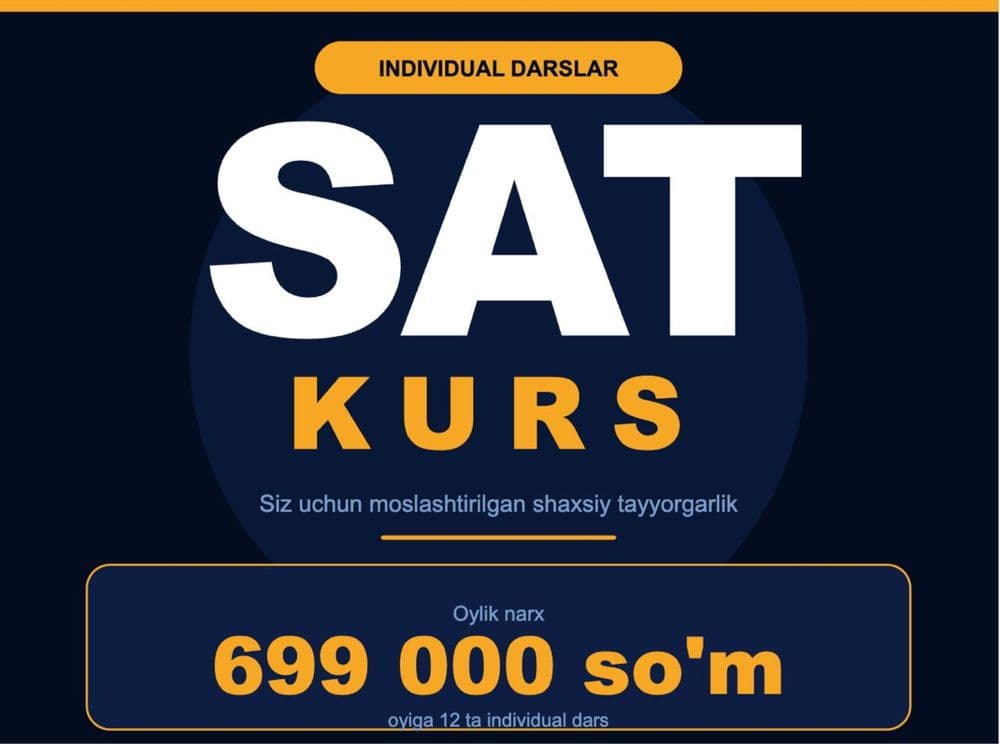 SAT| matematika individual kursi